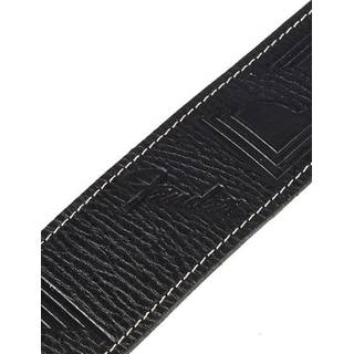 Fender Monogram Leather Strap Black