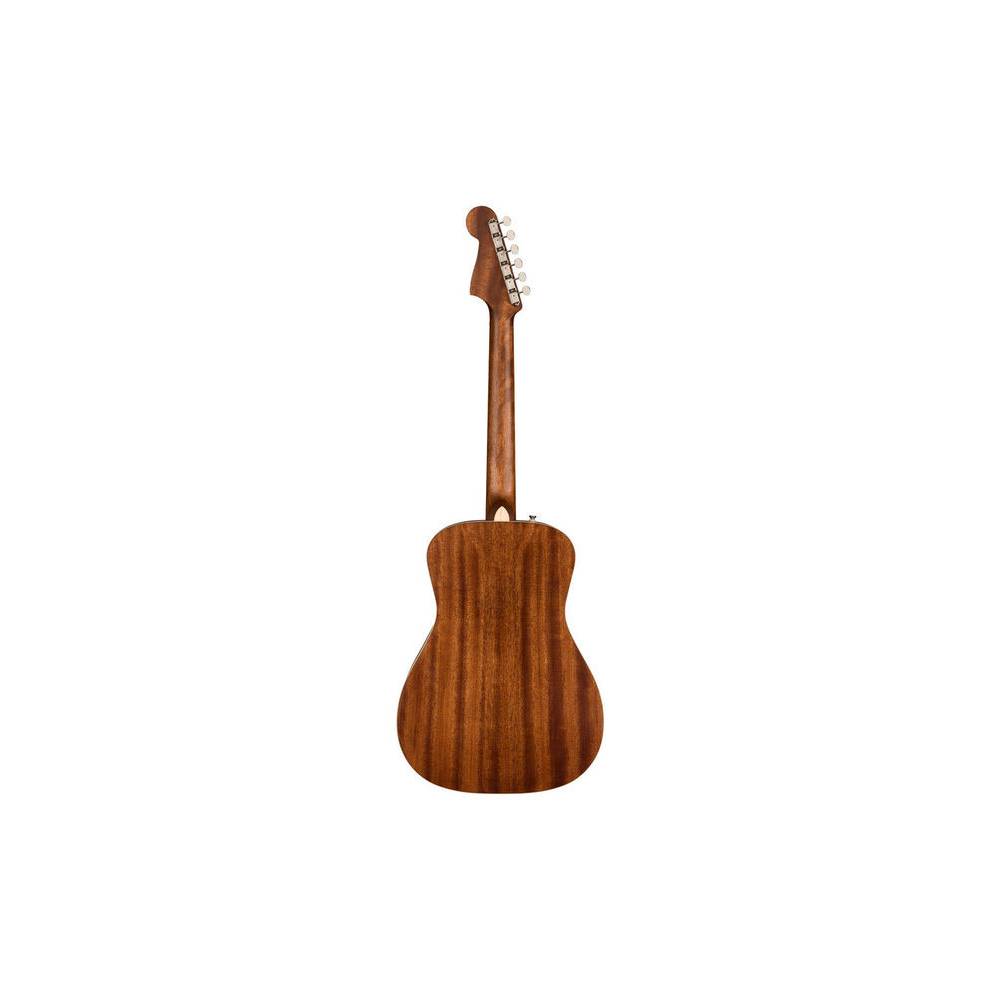 Fender Malibu Special Mahogany Natural Satin elektrisch-akoestische westerngitaar met gigbag