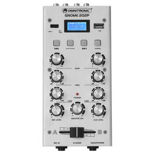Omnitronic Gnome-202P Mini Mixer zilver