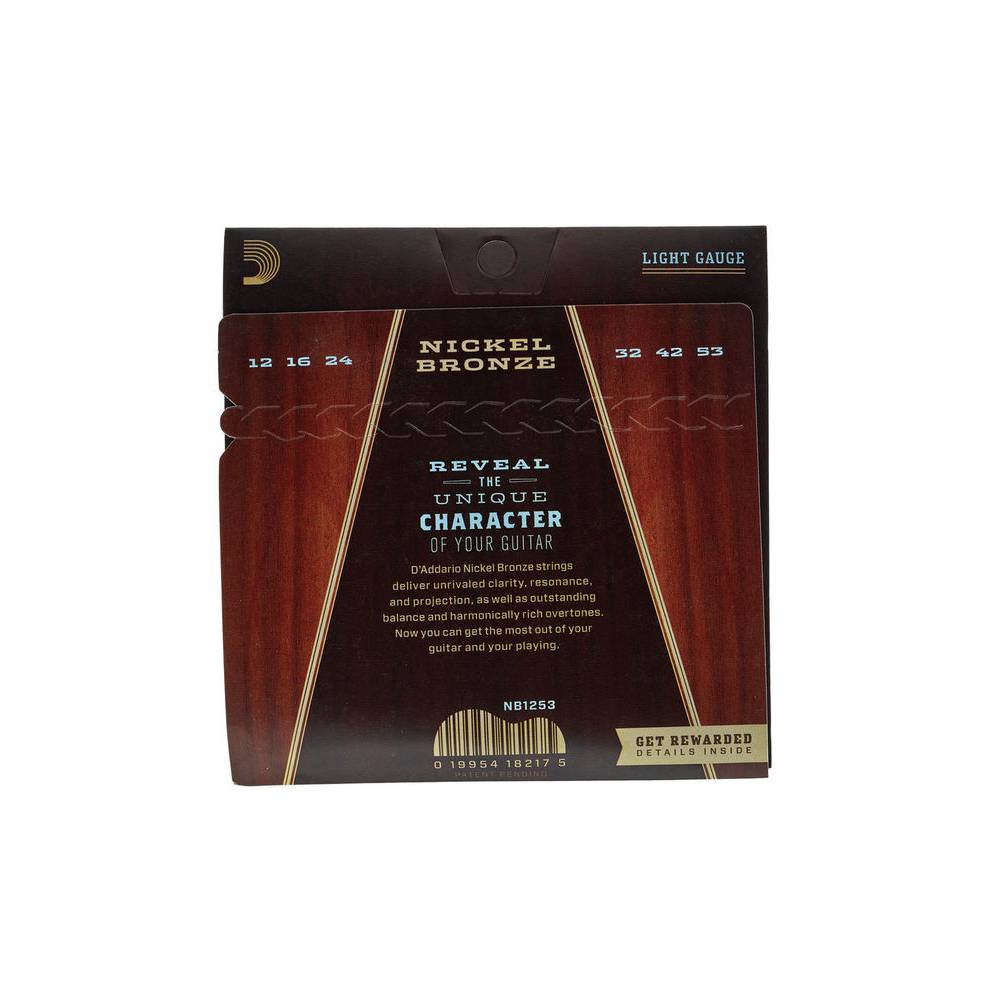D'Addario Nickel Bronze Light akoestische gitaarsnaren