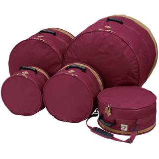 Tama TDSS52KWR Powerpad Designer Wine Red 5d. drumhoezenset 22,10,12,14,16