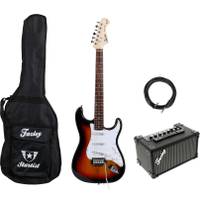 Fazley Startist Basic ST118 3-Color Sunburst + gigbag + versterker + kabel
