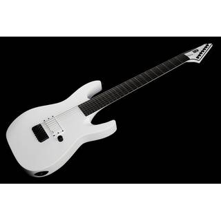 ESP LTD M-7BHT Baritone Arctic Metal Snow White Satin 7-snarige elektrische gitaar