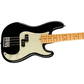 Fender American Professional II Precision Bass MN Black elektrische basgitaar met koffer