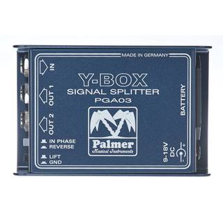 Palmer Y-Box signaal splitter effectpedaal