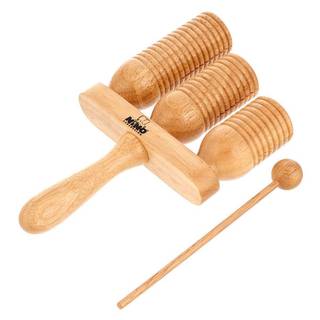 Nino Percussion NINO561 houten agogo 3-voudig