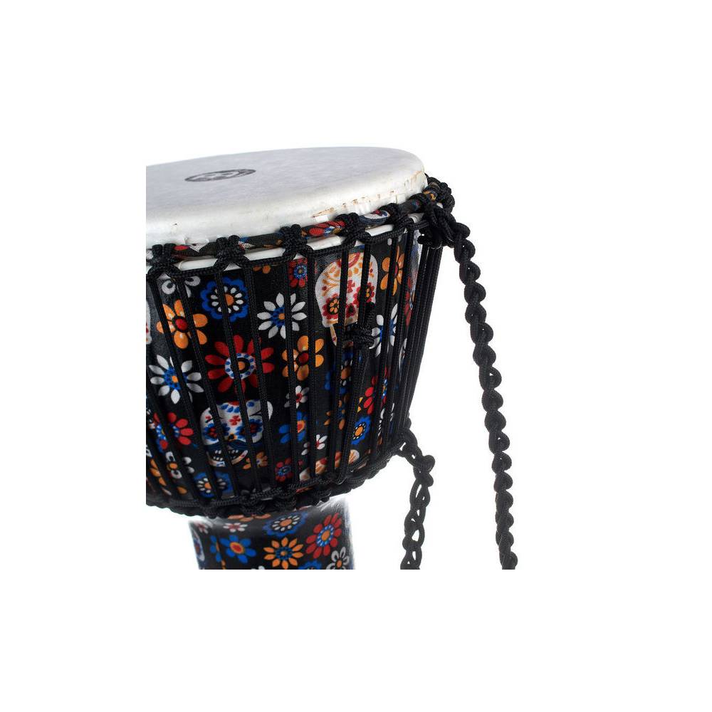 Meinl PADJ7-M-F Rope Tuned Travel Series Day Of The Dead 10 inch Djembe