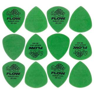 Dunlop Tortex Flow Pick 0.88mm plectrumset (12 stuks)