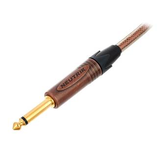 Cordial CSI6PP-METAL ENCORE 6.3 TS jack - 6.3 TS jack recht instrumentkabel 6m