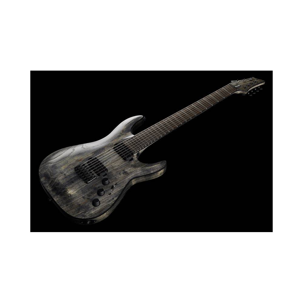 Schecter C-7 Apocalypse Rusty Grey zevensnarige gitaar