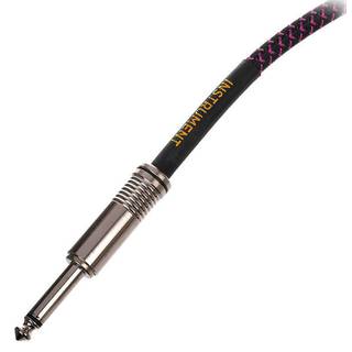Ernie Ball 6068 Braided Instrument Cable, 7.5 m, Black/Purple