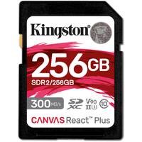 Kingston 256 GB Canvas React Plus UHS-II U3 V90 SDHC Full HD/4K/8K