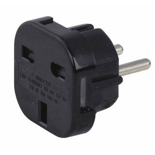 DAP schuko naar UK plug adapter