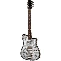 Duesenberg Alliance Johnny Depp Aluminium Top Plate elektrische signature gitaar met koffer