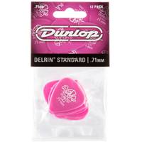 Dunlop 41P071 Delrin 500 Pick 0.71 mm plectrum set 12 stuks