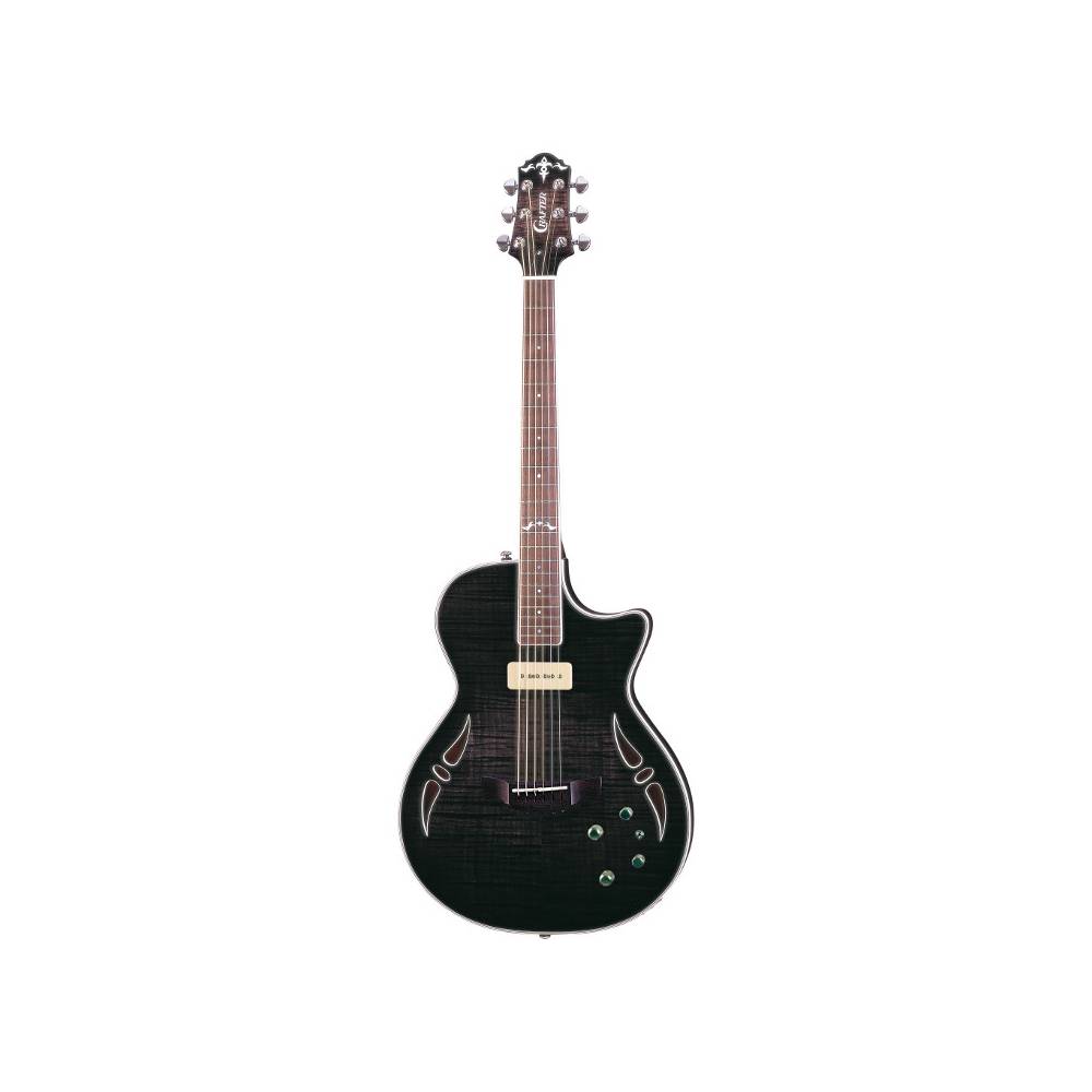 Sobriquette genoeg mannelijk Crafter SAT-TMBK semi-akoestische gitaar met piezo zwart kopen? -  InsideAudio