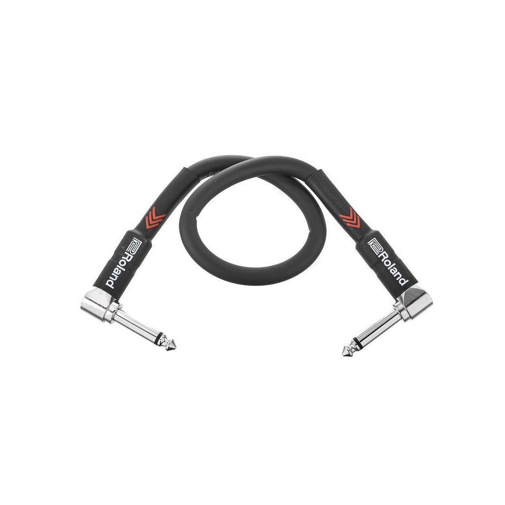 Roland RIC-B1AA Black Series patchkabel jack-jack haaks 30 cm
