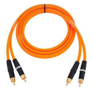 Cordial DJ-RCA1.5O CEON 2x RCA kabel 1.5 meter, oranje