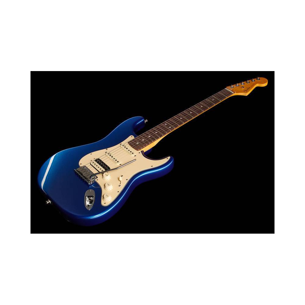 Fender American Ultra Stratocaster HSS Cobra Blue RW met koffer