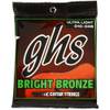 GHS BB10U Bright Bronze ultra light snarenset voor westerngitaar