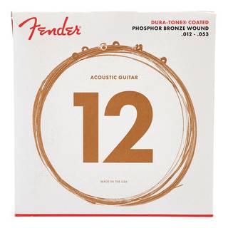 Fender 860L Dura-Tone Phosphor Bronze Coated snarenset western