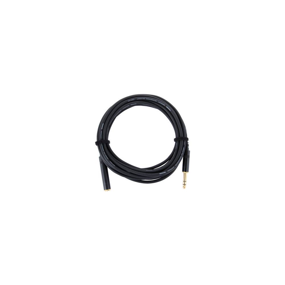 Cordial CFM5VK verlengkabel hoofdtelefoon 6.3 mm TRS jack 5m