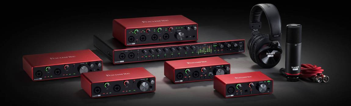Focusrite released the new Scarlett 3rd generation range with USB Type-C