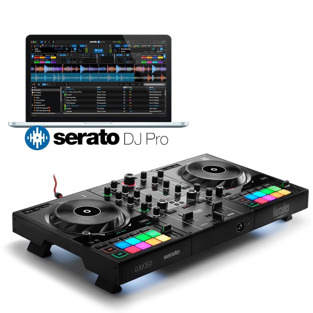 Contrôleur DJ Hercules DJ CONTROL INPULSE 500 – USB, Compatible Serato, Neuf Ouvert