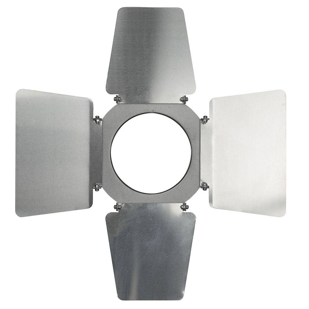 Showtec zilverkleurige barndoor voor Par 30