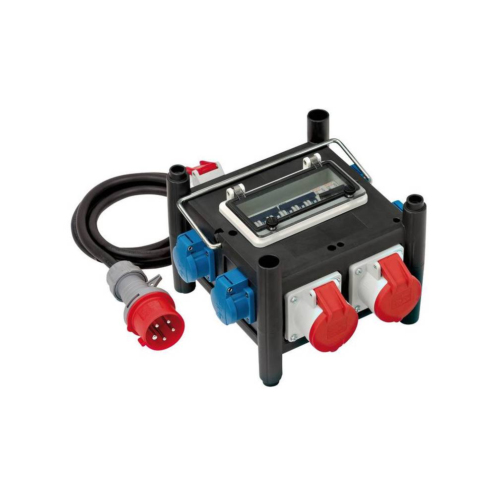 Brennenstuhl Komp. 1153690400 stroomverdeler rubber 3x CEE voor buitengebruik 2m