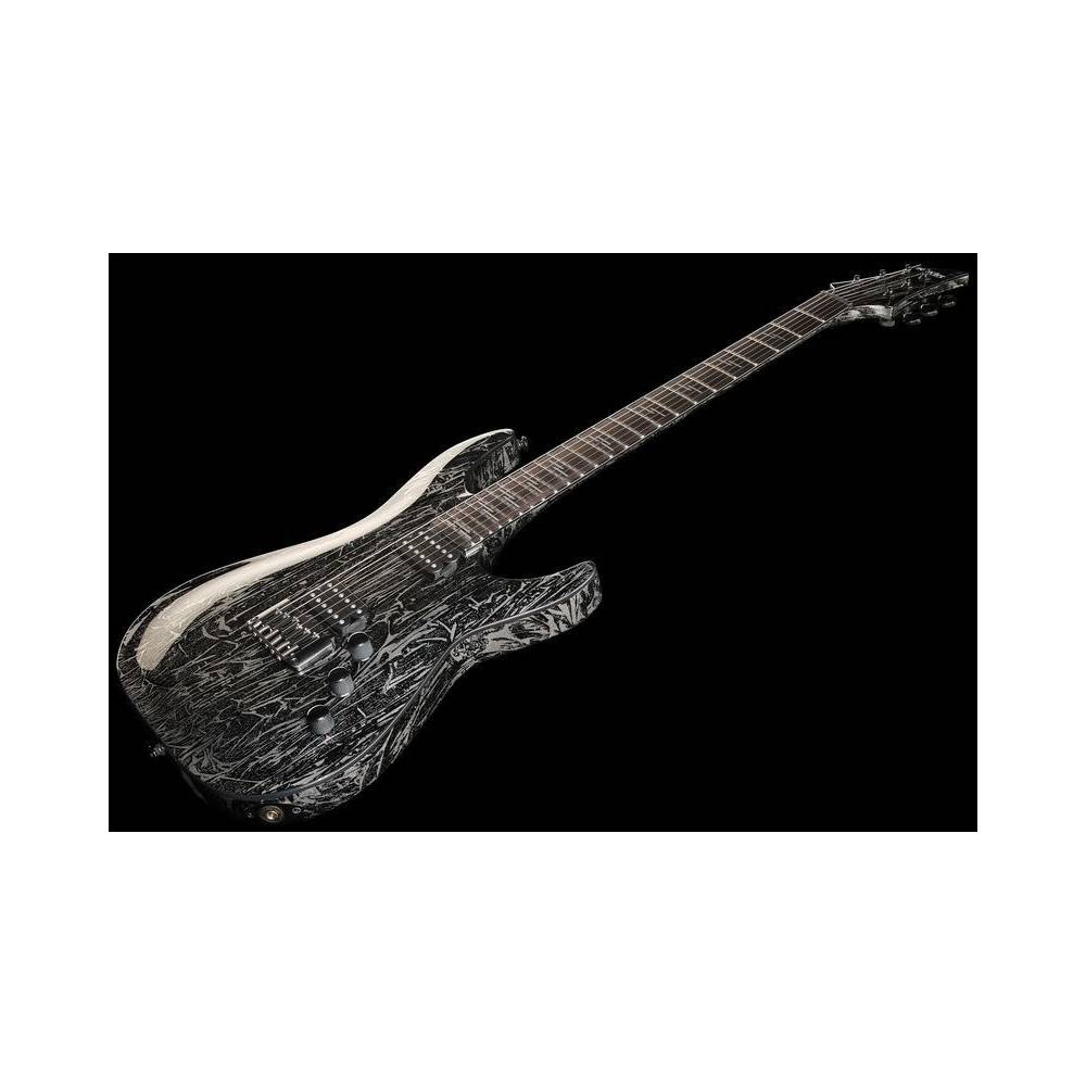 Schecter C-1 Silver Mountain elektrische gitaar