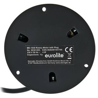 Eurolite MD-1030 spiegelbolmotor 3 kg 30 cm