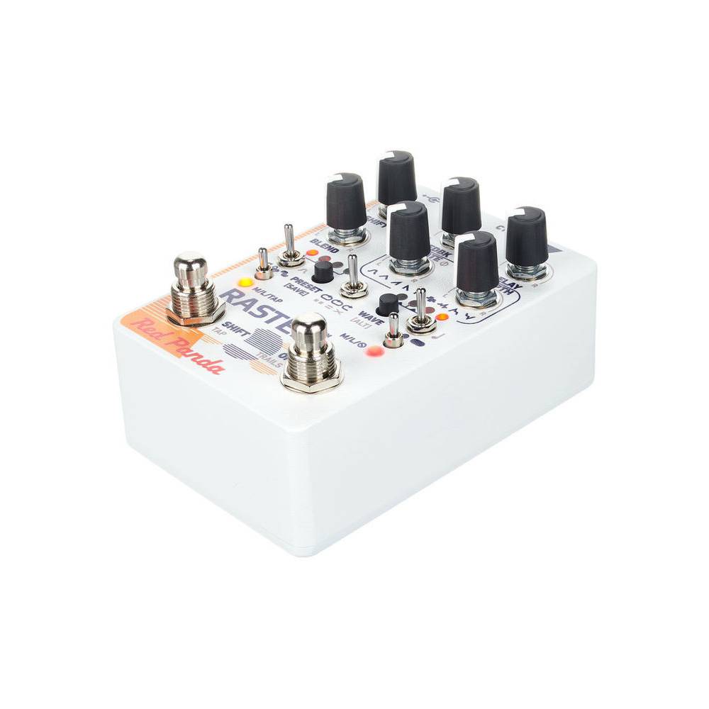 Red Panda Raster 2 digitale delay met pitch- en frequency shifter