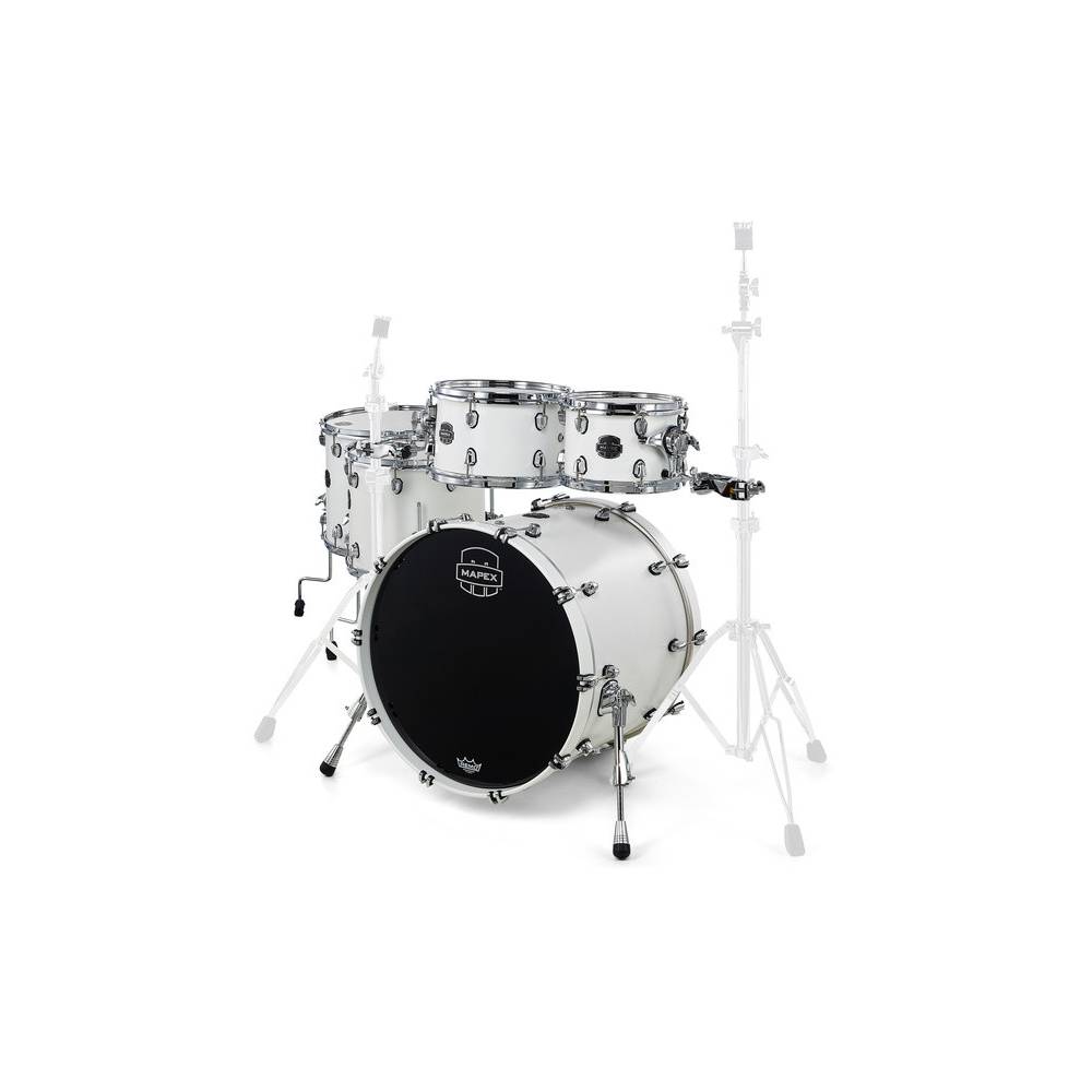 Mapex Saturn SR628XRM Satin White 5-delige rock shellset
