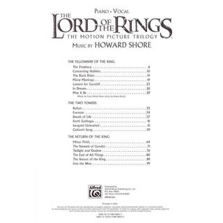 Alfreds Music Publishing - The Lord of the Rings Trilogy - Piano