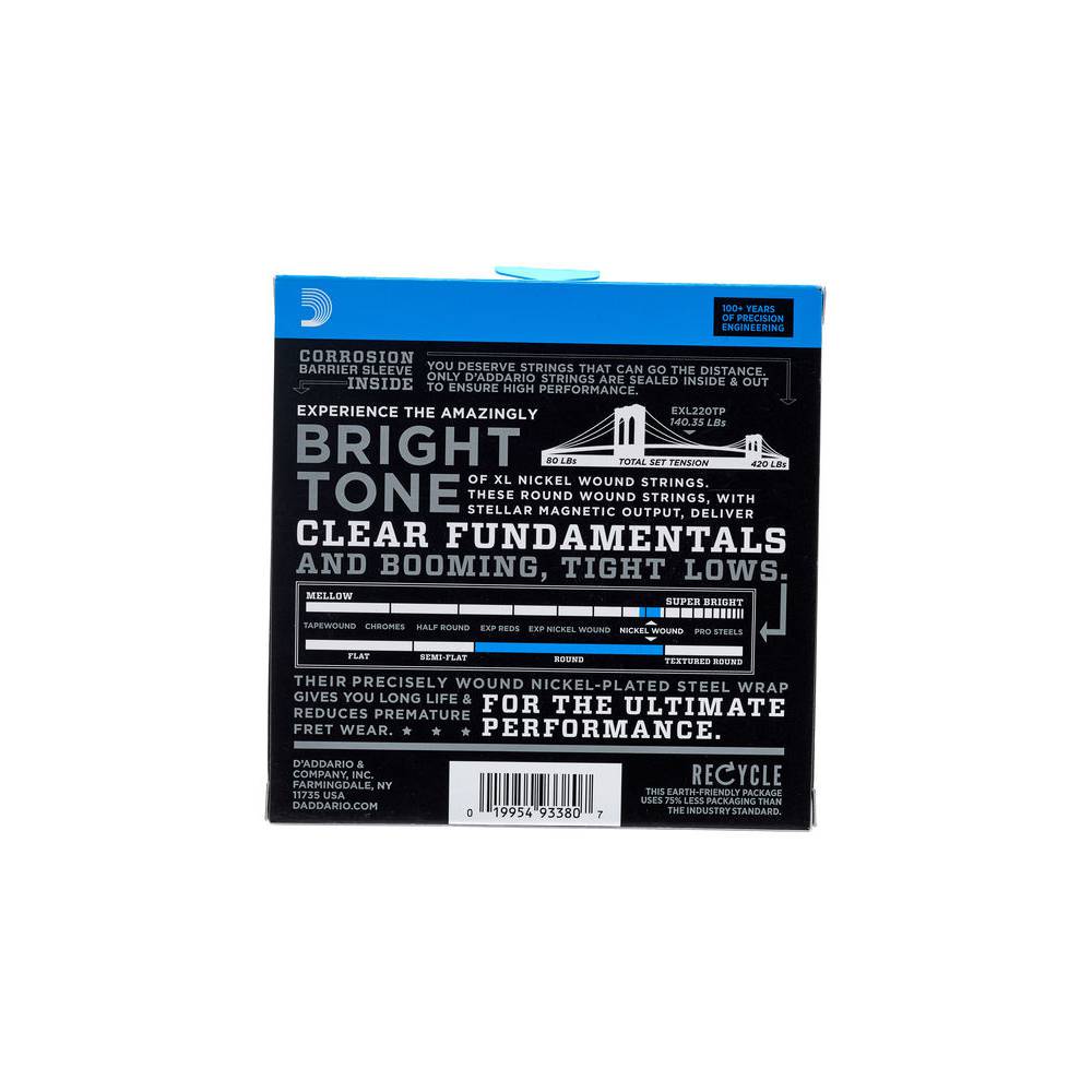 D'Addario EXL220TP Super Light Twin Pack 40-95