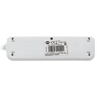 Brennenstuhl ECO-Line 1152320400 3-voudige hoekstekker met veiligheidsschakelaar wit