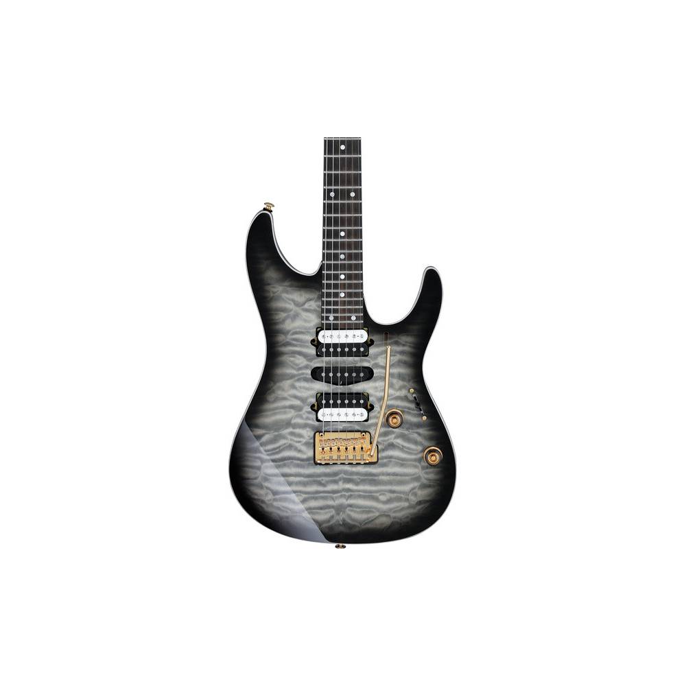 Ibanez Premium AZ47P1QM Black Ice Burst elektrische gitaar met gigbag