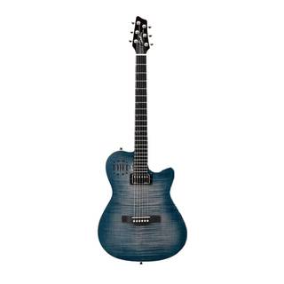 GODIN A6 Ultra Denim Blue Flame with Case
