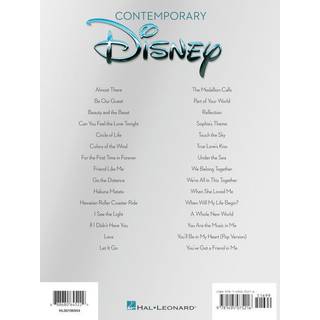 Hal Leonard Contemporary Disney songboek voor gitaar
