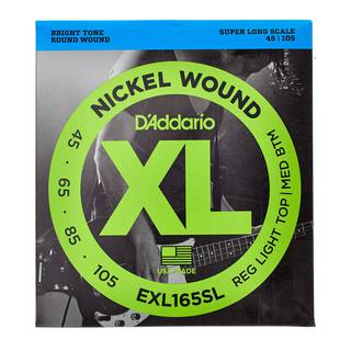 D'Addario EXL165SL snarenset voor elektrische basgitaar