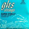GHS ST-C6 Pedal Steel Super Steels C6 Tuning snarenset