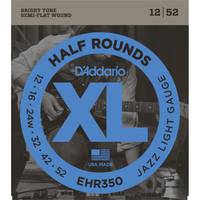 D'Addario EHR350 Half Rounds Jazz Light