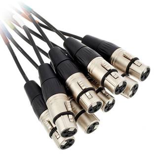 Cordial CML8-0FM3C Intro multikabel 8x XLR male - 8x XLR female 3m