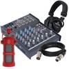 Sontronics Podcast Pro Red podcast microfoon met mixer, kabel en koptelefoon