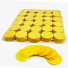 Magic FX confetti rond 55 mm bulkbag 1kg Yellow
