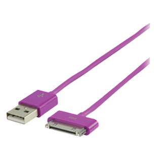 Valueline iPhone kabel paars 2 meter
