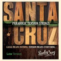 Santa Cruz Parabolic Tension Strings Low Tension gebalanceerde snarenset voor westerngitaar