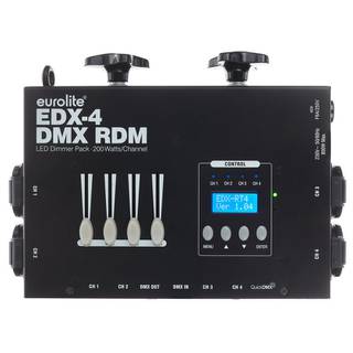 Eurolite EDX-4 DMX RDM LED dimmer pack