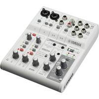 Yamaha AG06MK2W White live streaming mixer